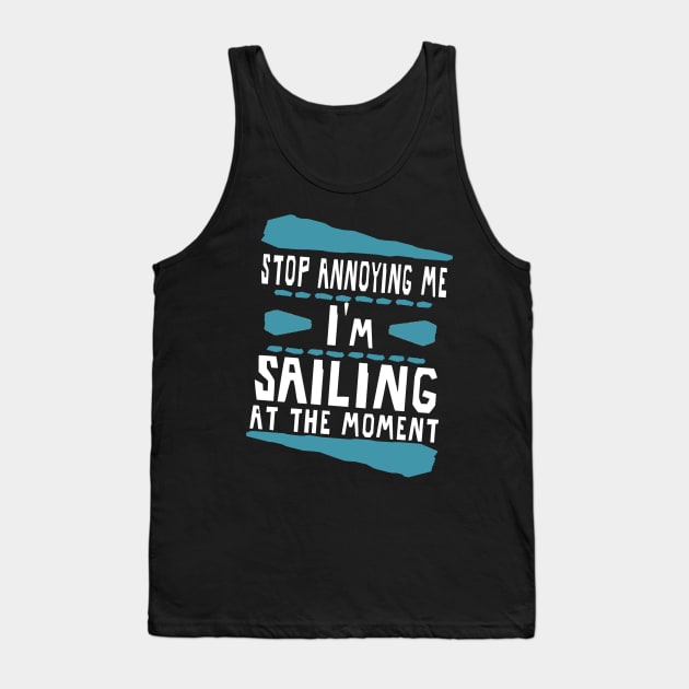 Sailing Sailboat Sailboats Captain Girls Boys Tank Top by FindYourFavouriteDesign